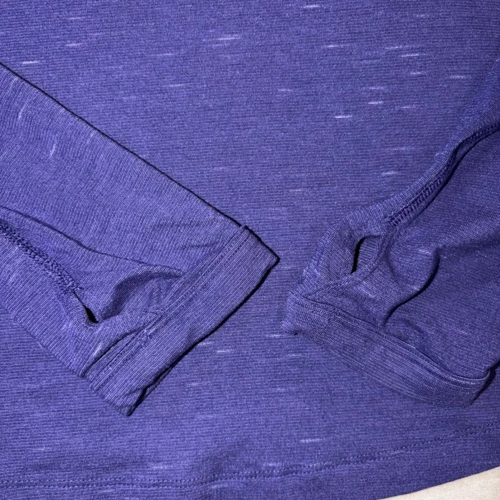 Nike LSU Tigers Womens Purple Dri-FIT Quarter Zip Pullover Shirt Small 34678X
